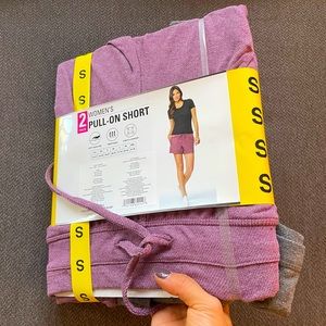 Women’s pull-on shorts 2PACK